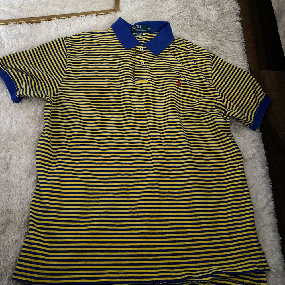 Blue and Yellow Polo by Ralph Lauren
